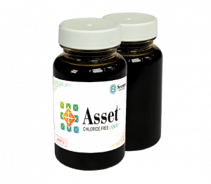 Two bottles of asset supplement are shown.